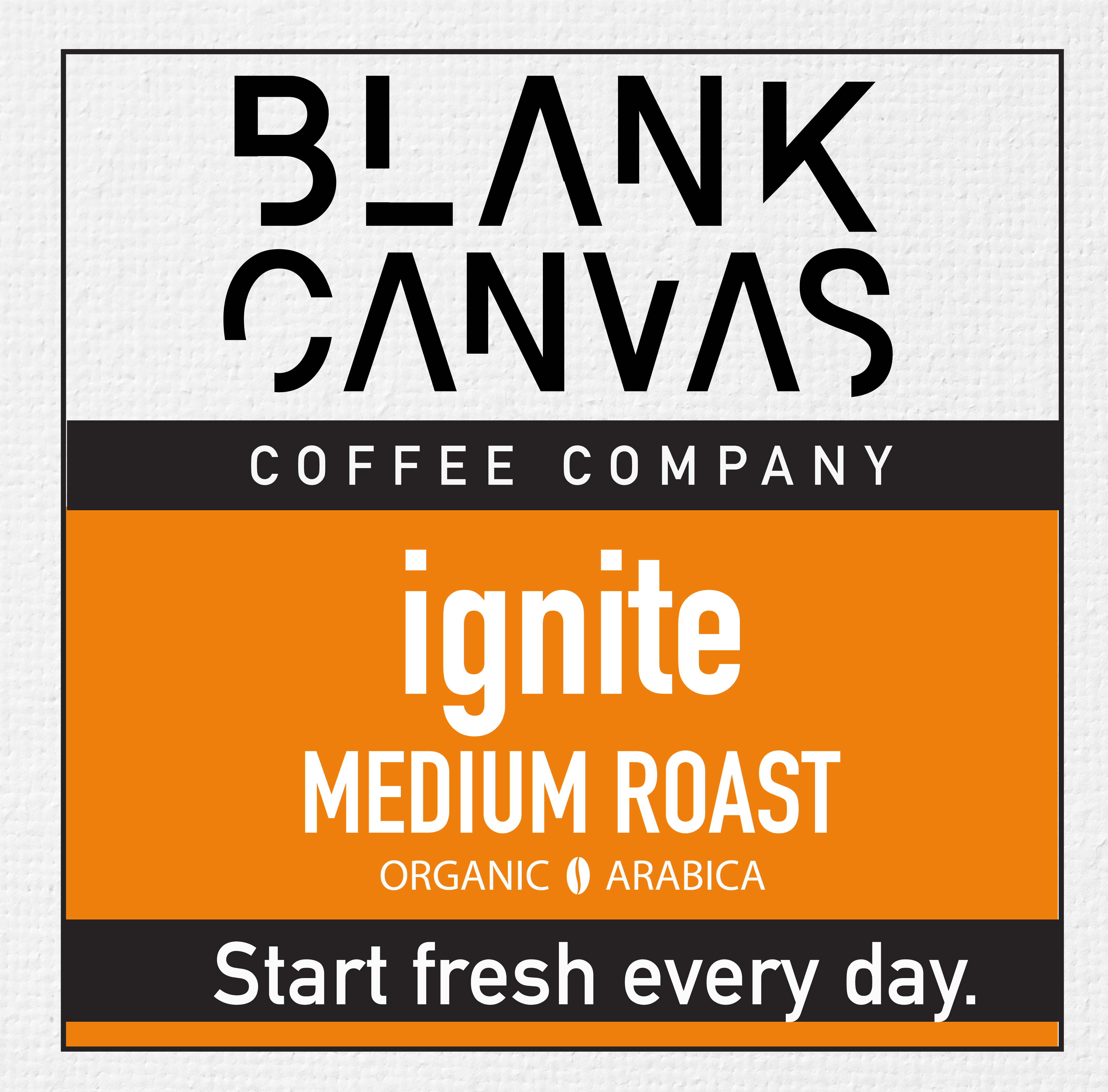 Ignite Organic Medium Roast Blank Canvas Coffee Company